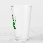 Verre Shamrock vert irlandais Bonne St Patrick`s Day (Gauche)