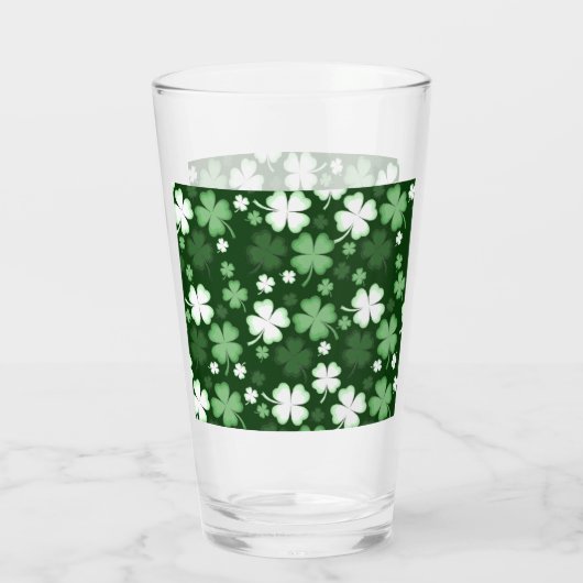 Verre Shamrock vert, Saint Patrick's Day (Dos)