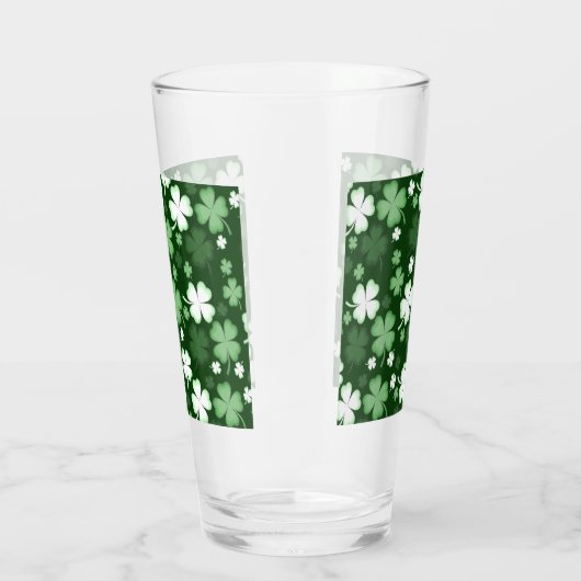 Verre Shamrock vert, Saint Patrick's Day (Droite)