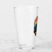 Verre Shenandoah Parc national Deer Minimal Emblem Rétro (Droite)