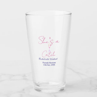 Verre She's a catch champagne bottle bachelorette weeken