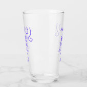 Verre Shhhh c'est 60e anniversaire ajouter nom violet es (Gauche)