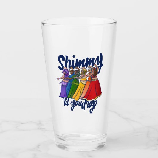 Verre Shimmy jusqu'à ce que vous tombez Rainbow Belly Da (Devant)