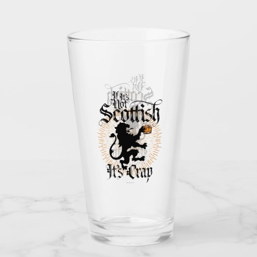 Verre Si ce n'est pas écossais (Devant)