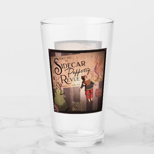 Verre Sidecar Puppetry Revue 16 oz.Verre (Devant)