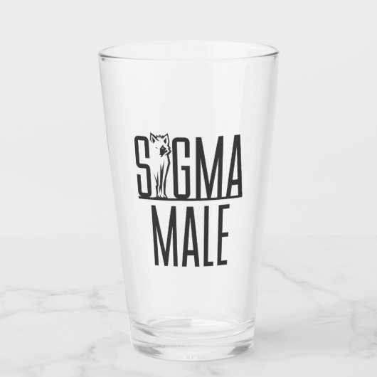 Verre Sigma Homme Wolf Lone Loner Meme (Devant)