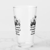 Verre Signification D'Un Motocycliste (Gauche)