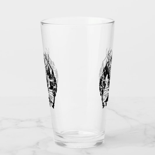 Verre Silhouette Conception des Archers Chasse aux Cerfs (Gauche)