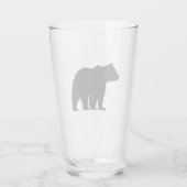 Verre Silhouette de Black Bear (Dos)