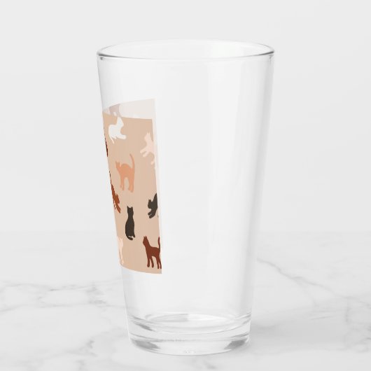 Verre Silhouette de chat (Gauche)