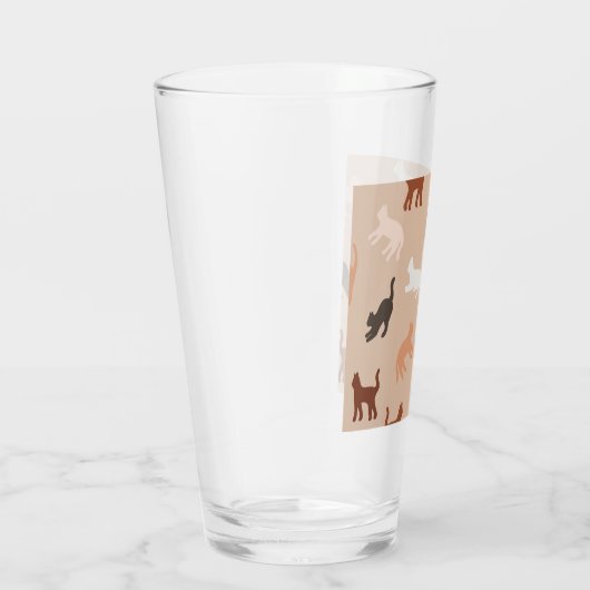 Verre Silhouette de chat (Droite)