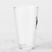 Verre Silhouette de chien de Terrier australien (Droite)