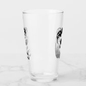 Verre Silhouette de crabe fantôme Casant un monogramme d (Gauche)