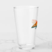 Verre Silhouette de l'arbre de Caroline du Nord (Droite)