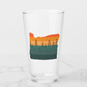 Verre Silhouette de l'Oregon (Devant)
