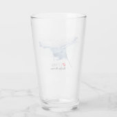 Verre Silhouette de Manta ray (Dos)