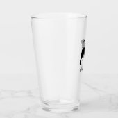 Verre Silhouette de sangsue Personalisé (Droite)