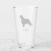 Verre Silhouette espagnole Springer galloise avec longue (Dos)