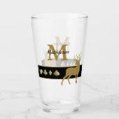 Verre Silhouette Or Monogram Buck Deer (Devant)