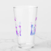 Verre Silhouettes Adorables De Chats (Droite)