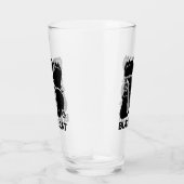 Verre Silhouettes de chat noir - Design Feline mignon (Droite)