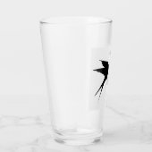Verre Silhouettes d'oiseaux hirondelles Thunder_Cove (Droite)