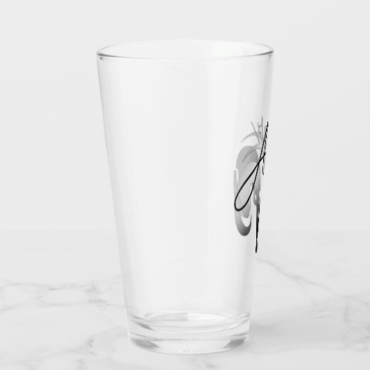 Verre Silver Aries le bélier Zodiac (Droite)