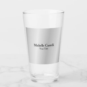 Verre Silver Grey Professionnel Unique Classique Simple
