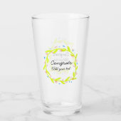 Verre Simple congratulation graduation add your (Dos)