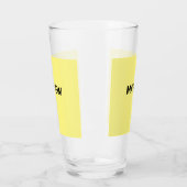 Verre simple initial letter monogram add your name lett (Gauche)
