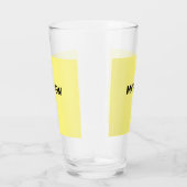 Verre simple initial letter monogram add your name lett (Droite)