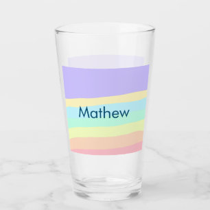 Verre simple lettre initiale monogramme ajouter votre no