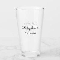 simple minimum ajouter votre nom baby shower texte