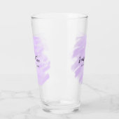 Verre simple minimum ajouter votre nom unité de mariage  (Gauche)