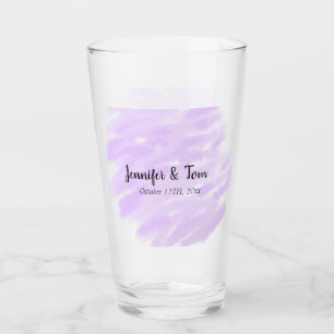 Verre simple minimum ajouter votre nom unité de mariage 