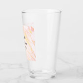 Verre simple minimum ajouter votre nom ville texte marbr (Gauche)