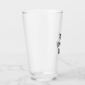 Verre simple petit heureux anniversaire ajouter votre no (Droite)
