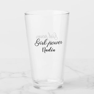 Verre simple pouvoir minimal des filles ajouter le nom t