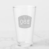 Verre Simple Russe Mariage Je fais BBQ Glass (Dos)