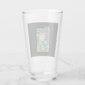 Verre Singe Mignonne Avec Bananes (Dos)