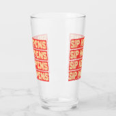 Verre SIP HAPPENS – Funny Beer Glass (Gauche)