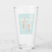 Verre "Sip Happens" quirky and light-hearted Beer Glass (Dos)