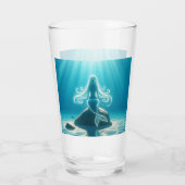 Verre Sirène sous-marine éclairée (Dos)