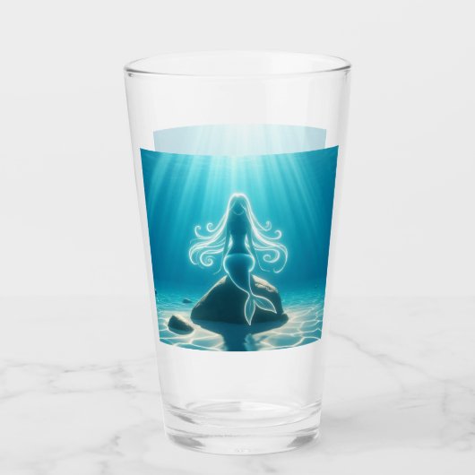 Verre Sirène sous-marine éclairée (Devant)