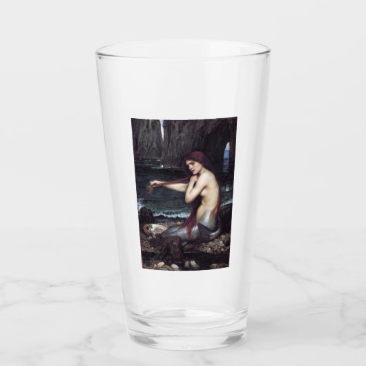 Verre Sirène sur la plage (Devant)