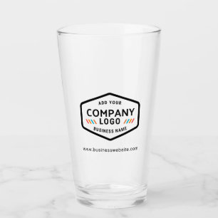 Verre Site Web de Logo d'Entreprise Moderne Minimaliste