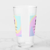 Verre site web mariage rsvp q r code ajouter nom texte (Droite)