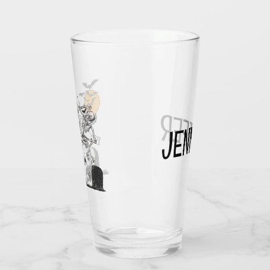 Verre Skeleton Halloween (Gauche)