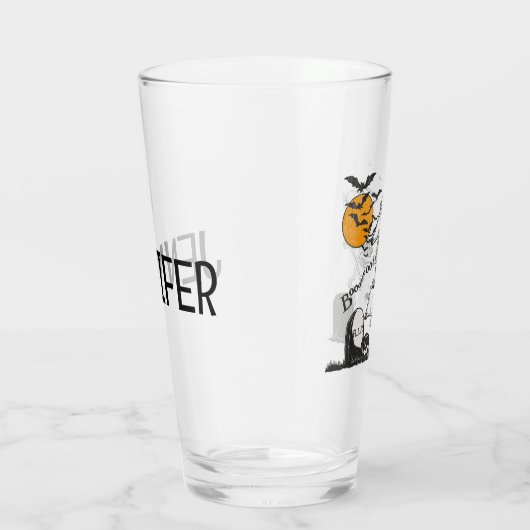 Verre Skeleton Halloween (Droite)
