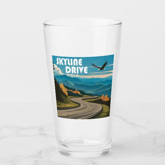 Verre Skyline Drive Virginia Eagle (Devant)
